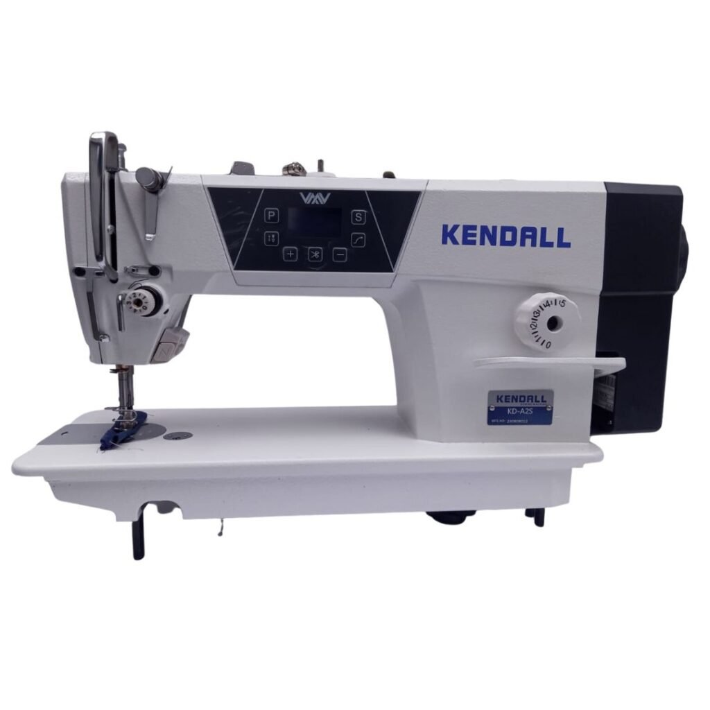 Foto Máquina recta industrial marca KENDALL con corte de hilo